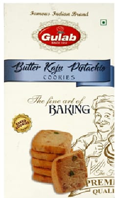 Butter Kaju Pistachio Cookies
