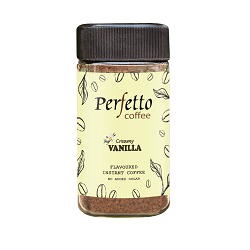 Vanilla Flavoured Instant Coffee - Perfetto Special Box of 1 Jar