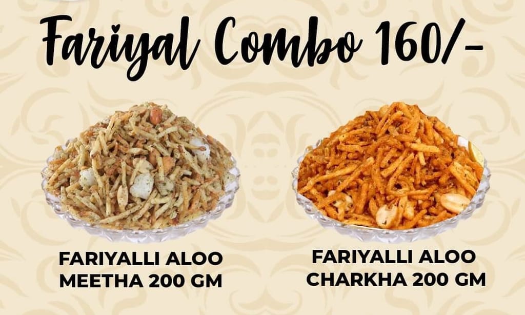 Fariyali Combo- Fariyali Aloo Meetha, Fariyali Aloo Charkha