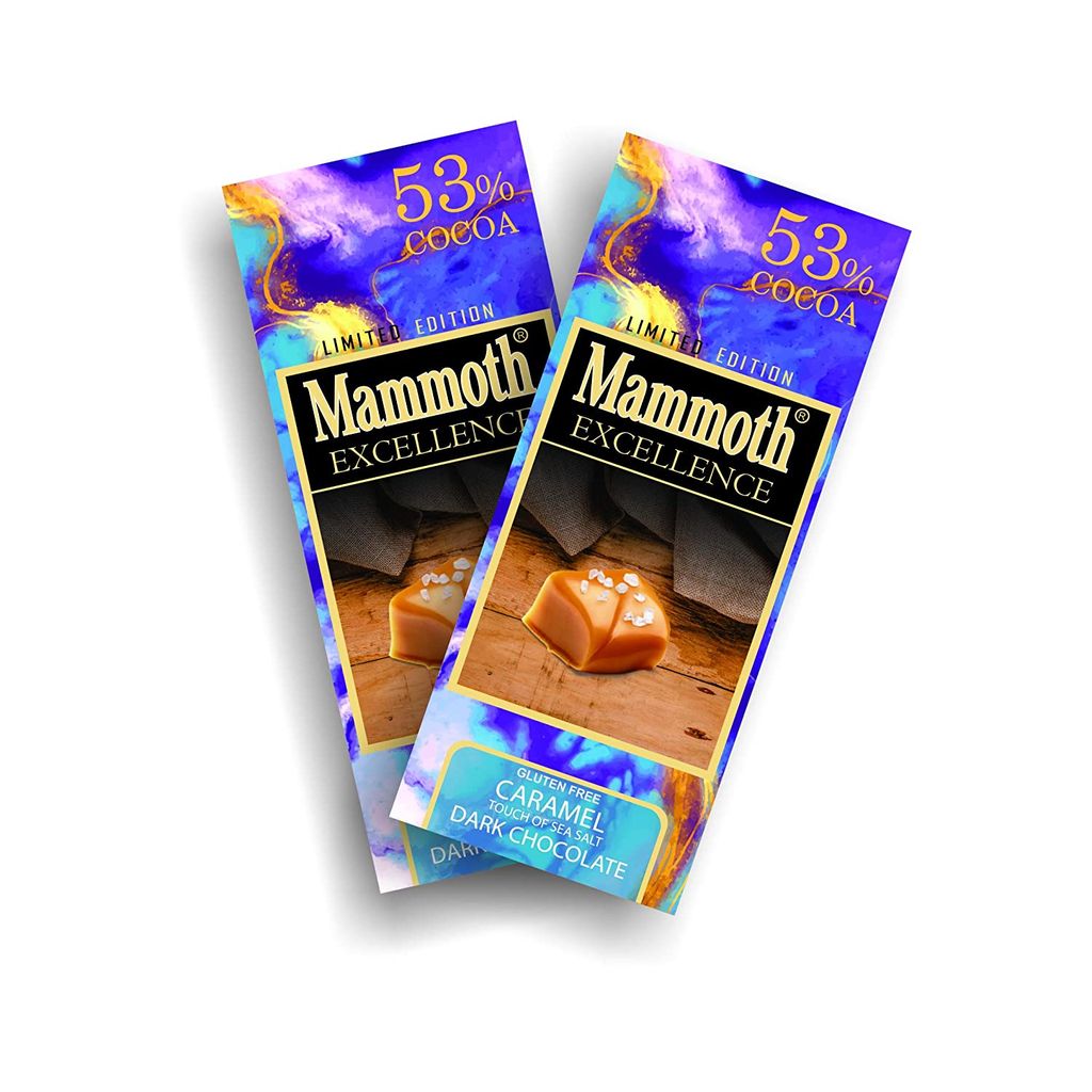 Caramel Touch of Sea Salt Dark Chocolate With 53% Cocoa