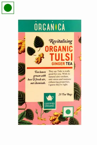 Organic Tulsi Green Tea Bag