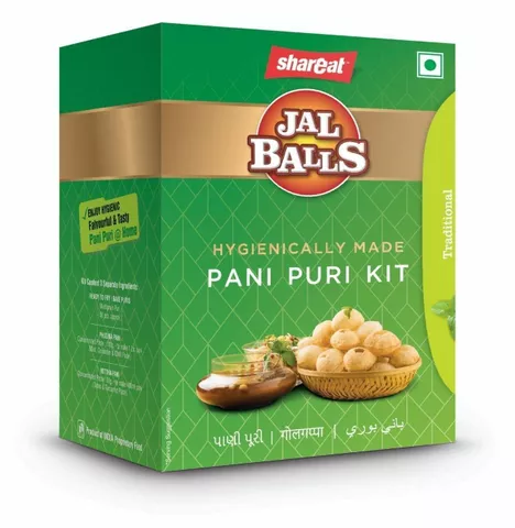 Jal Balls Pani Puri Kit - Mint Flavour