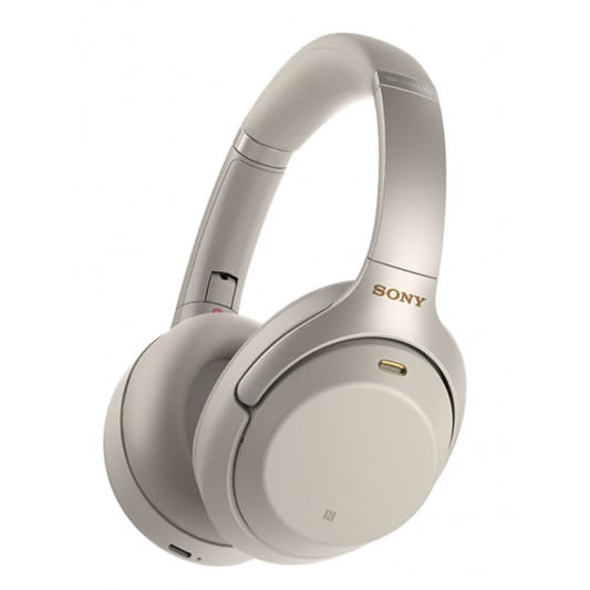 SONY WIRELESS NOISE CANCELLING HEADPHONES - SILVER
