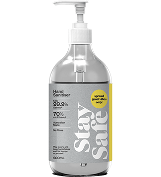 8 x 500ml Hand Sanitiser bottles pump pack