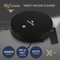 MyGenie XSonic Robotic Vacuum Cleaner Carpet Floors Dry Wet Mopping Auto Robot MyGenie XSonic Robotic Vacuum Cleaner Carpet Floors Dry Wet Mopping Auto Robot