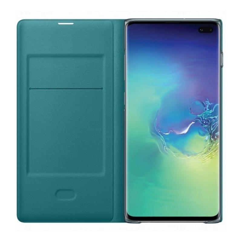 Samsung Galaxy S10+ Plus LED View Wallet Cover - Green