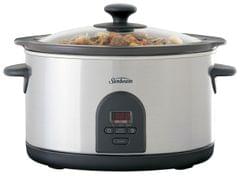 SUNBEAM 5.5L SecretChef Electronic Slow Cooker - Stainless Steel