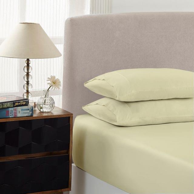 (QUEEN) Royal Comfort 1500 Thread Count Combo Sheet Set Cotton Rich Premium Hotel Grade  Ivory