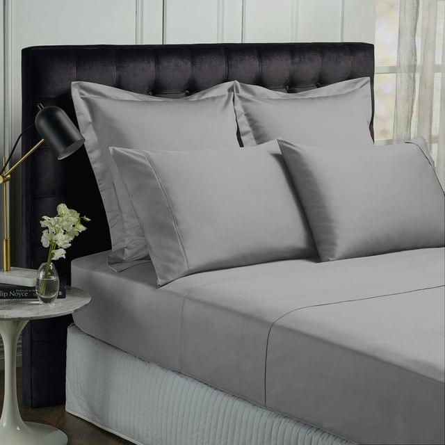 Royal Comfort King 1500TC Markle Collection Cotton Blend Sheet Set - Dusk Grey
