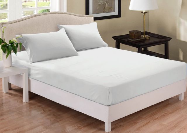 Park Avenue 1000 Thread Count Cotton Blend Combo Set Double Bed - White