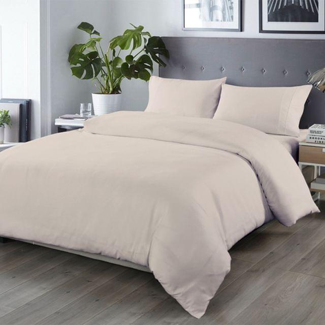 Royal Comfort Bamboo Blended Quilt Cover Set 1000TC Ultra Soft Luxury Bedding - King - Grey