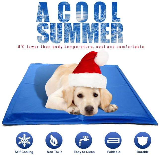 Sprint Industries Pet Portable Reusable Cooling Gel Pad Mat Dogs Cats 40 x 50cm