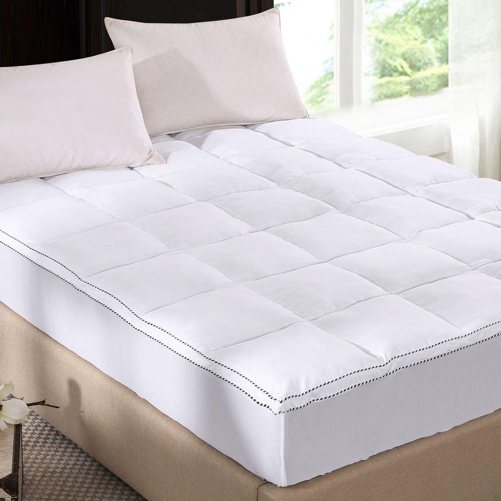 Royal Comfort 1000GSM Luxury Bamboo Fabric Gusset Mattress Pad Topper Cover - King