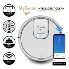 MyGenie WI-FI GMAX Robotic Vacuum Cleaner Mop App Control Dry & Wet Auto Robot - White MyGenie WI-FI GMAX Robotic Vacuum Cleaner Mop App Control Dry & Wet Auto Robot - White
