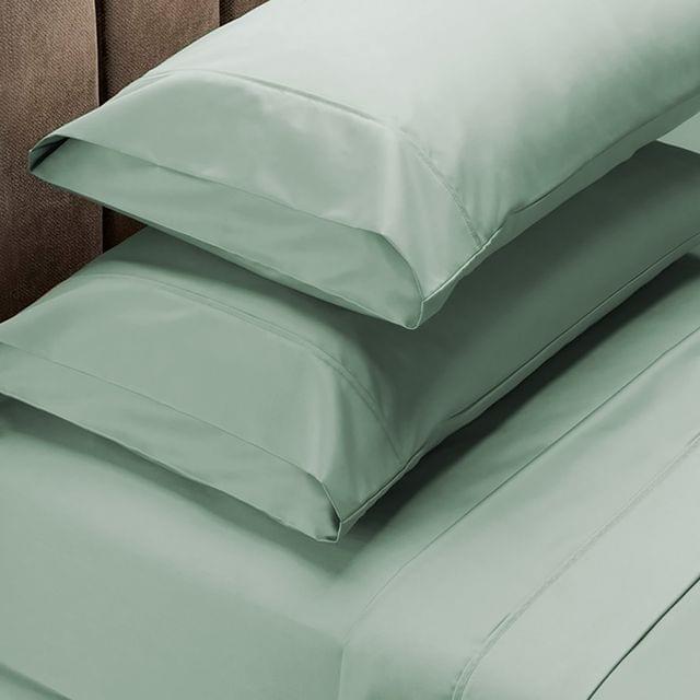 Royal Comfort 1000 Thread Count Sheet Set Cotton Blend Ultra Soft Touch Bedding - King - Green Mist