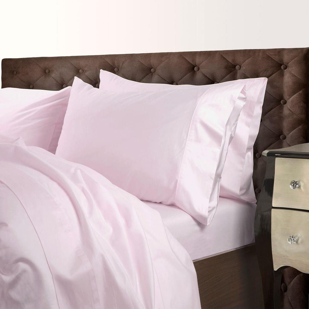 Royal Comfort 1000 Thread Count Cotton Blend Quilt Cover Set Premium Hotel Grade - Queen - Blush