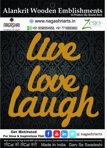Brand Zero - Live Love Laugh - Wall Decor & Backgrounds