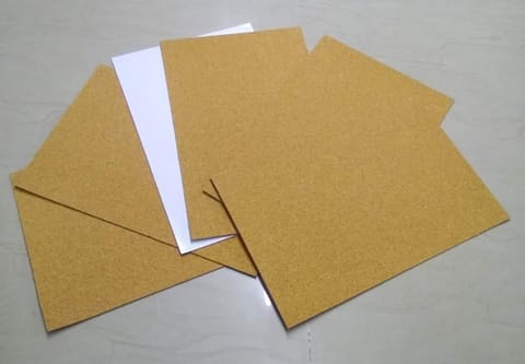 Brand Zero Cork Sheets A4 Size - Pack of 6 pcs Brand Zero Cork Sheets A4 Size - Pack of 6 pcs