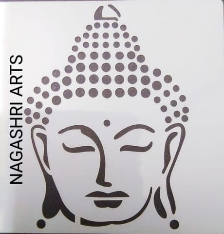 Imported Stencil Buddha - 8 * 8 Inches