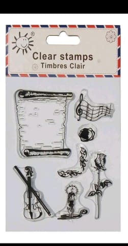 Clear Stamps Imported - Musical Stamp Clear Stamps Imported - Musical Stamp