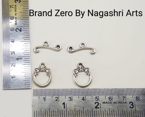 Brand Zero Silver Metal charms - Pack of 2 pcs Brand Zero Silver Metal charms - Pack of 2 pcs