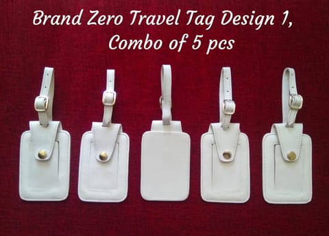 Brand Zero Travel Tag Design 1 - Pack of 5 pcs