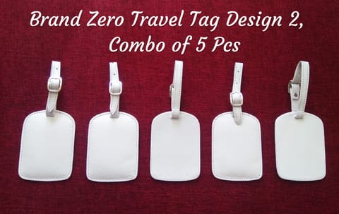 Brand Zero Travel Tag Design 2 - Pack of 5 pcs