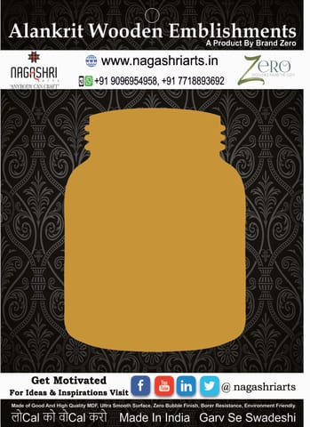 Brand Zero MDF Chopping Board Design 120 - Select Your Preference Of Size & Thickness