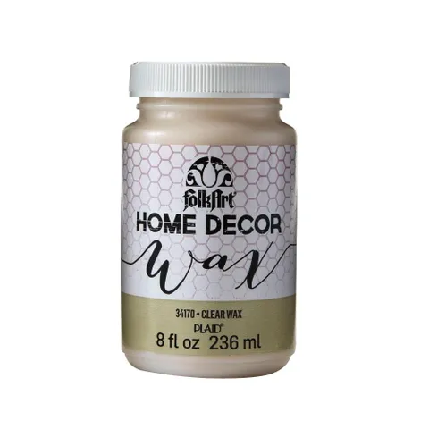 Clear - FolkArt Home Decor Wax Sealer 8oz Clear - FolkArt Home Decor Wax Sealer 8oz