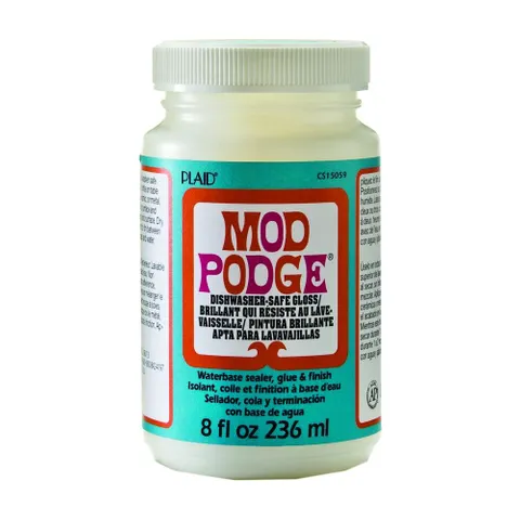 Mod Podge - 8 oz. Dishwasher Safe Gloss Mod Podge - 8 oz. Dishwasher Safe Gloss