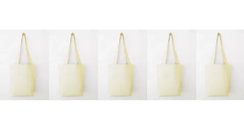 Canvas Tote Bags - Medium Size Set of 5 Pcs Canvas Tote Bags - Medium Size Set of 5 Pcs