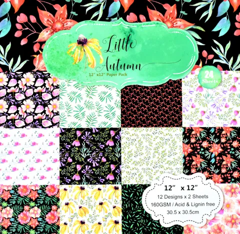 Little Autumn Paper Pack 12 by 12 Little Autumn Paper Pack 12 by 12