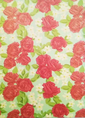 A4 Pattern Paper For Paper Crafts - Rosa ,Pack of 10