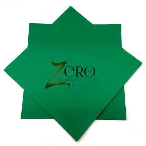 Brand Zero 250 Gsm Card Stock - 12 By 12 Inches Pack of 10 - Emerald Green Colour