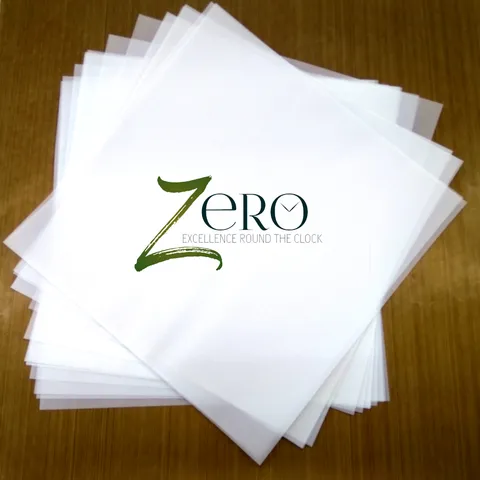 Brand Zero 180 Gsm White Vellum Sheets - 12 By 12 Inches Pack of 10 Pcs