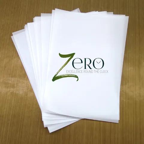Brand Zero 150 Gsm White Vellum Sheets - A4 Size Pack of 10 Pcs