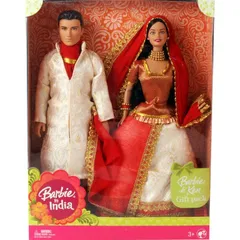 Barbie Barbie and Ken in India, White Theme