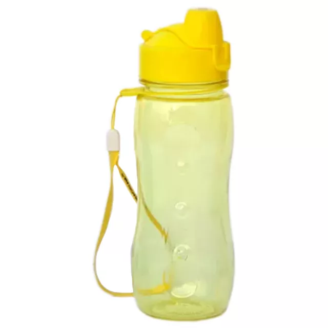 Varmora Sporty Flip Top 500 ml Bottle, Yellow Color