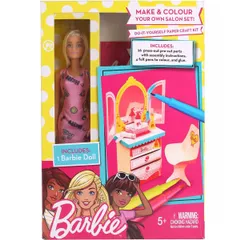 Barbie Salon DIY Playset, Pink Color