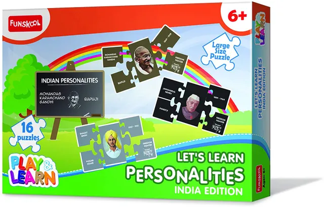 Play & Learn Let's Learn Indian Personalities, Multi Color