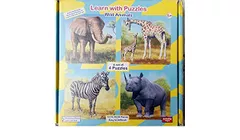 Learn with Puzzles Wild Animals