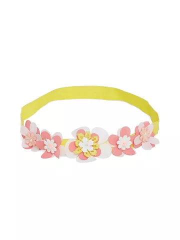 Yellow 3D Flower Headband
