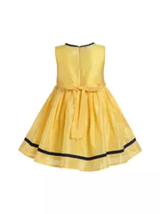 Yellow Navy Bow Dress
