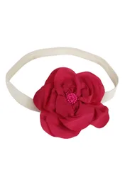 Burgundy Lonely Flower Headband