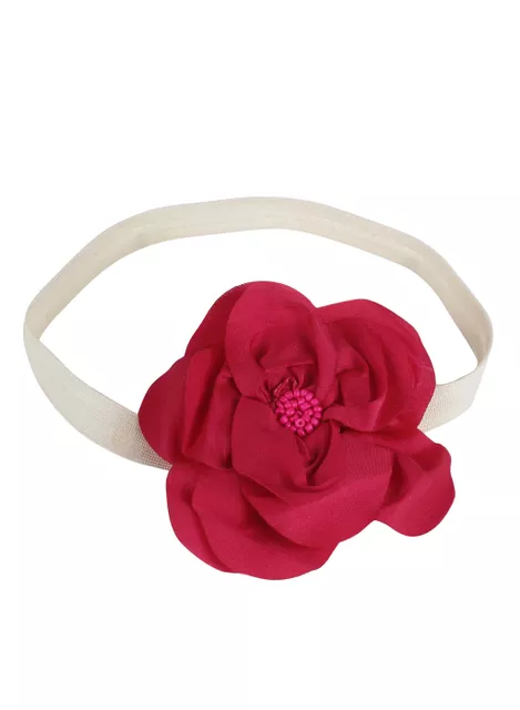 Burgundy Lonely Flower Headband