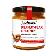 Organic Peanut Flax Chutney with Spicy Podi Flavour