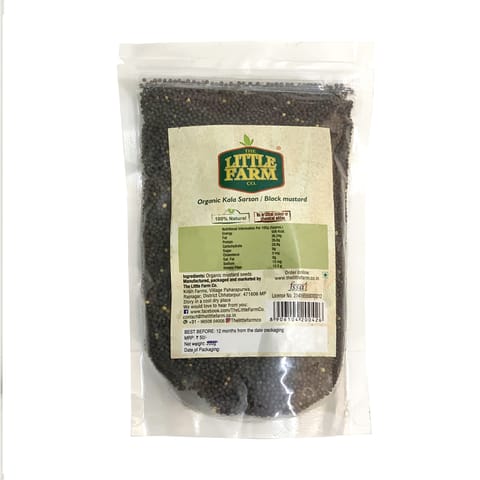 Organic Black Mustard - 200 gms (Pack of 2)