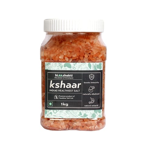 Kshaar Salt - India's Healthiest Salt, Naturally Alkalised pH 9, Natural Iodine, Bio Available, 80+ Minerals 1 Kg