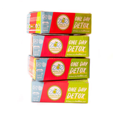 One Month Detox - 4 Packs Of One Day Detox, 1400 gms