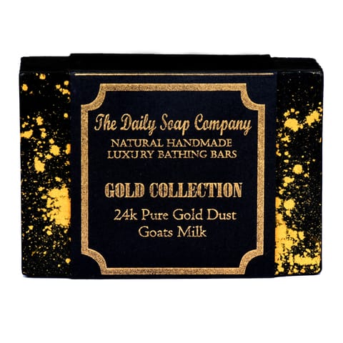 Activated Charcoal and Gold Dust Soap- 100gms